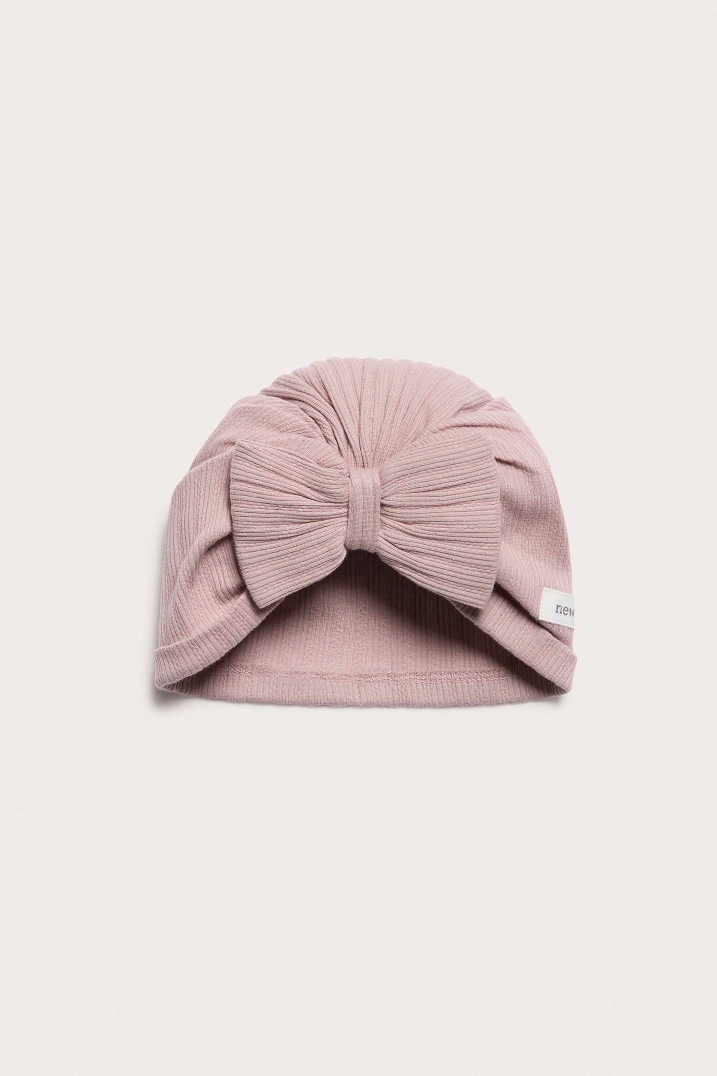 Baby & kids pink turban hat with bow