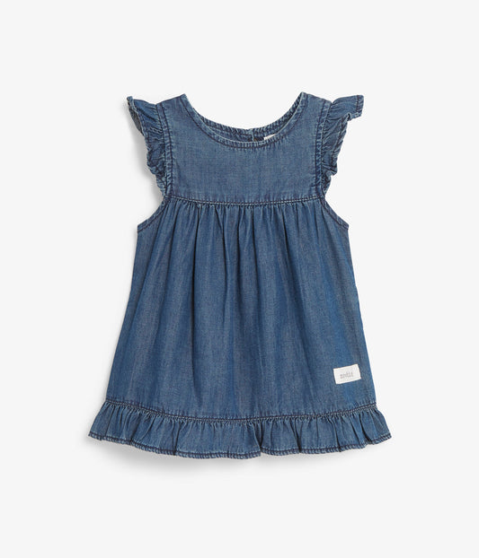 Baby blue denim dress