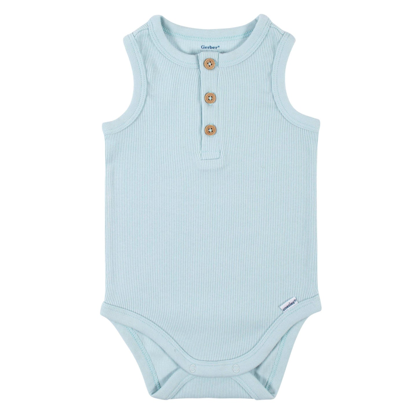 2-Pack Baby Boys Blues Sleeveless Onesies® Bodysuits